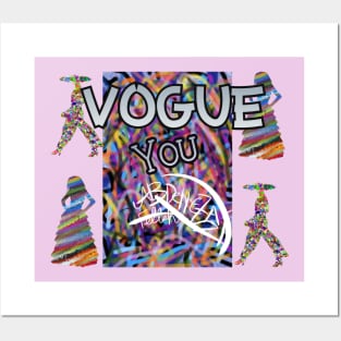 rainbowcore Graffiti : Vogue you Posters and Art